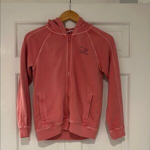Vineyard Vines Kids Pink Full-Zip Hoodie